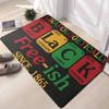 I Was Once Free Juneteenth Doormat - Black History Month Non-Slip Floor Mat - Washable Historical Decor Carpet Rug Mat