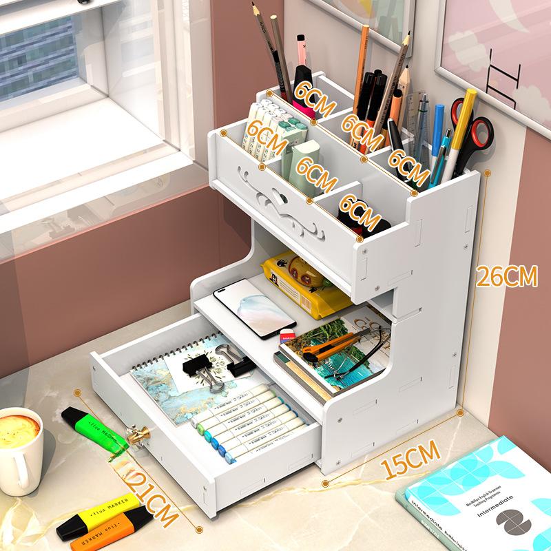 Креативный держатель для ручек, красивый ящик, канцелярские принадлежности, контейнер для ручек, милый детский настольный ящик для хранения маркеров