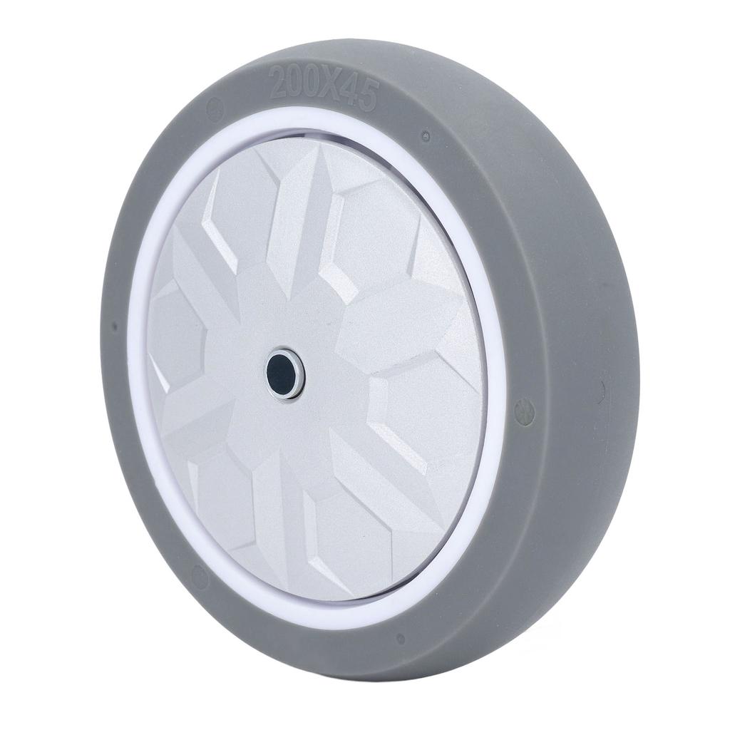 Колесо для ручной тележки 8 дюймов грузоподъемность 300 кг тихое TPR твердое резиновое сменное колесо