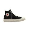 Chuck 70 Crafted Leather High Black Egret