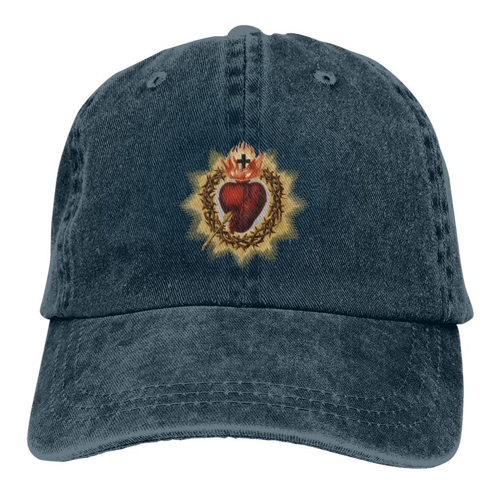 Католическая бейсболка Sacred Heart, шляпы унисекс, WoUnisex, козырек, защита Snapback, кепки с крестом Иисуса Бога