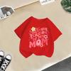 Children T-shirt Letter Printed Kids 100% Cotton Tops 2-13Y O-Neck Short-sleeve T-shirt