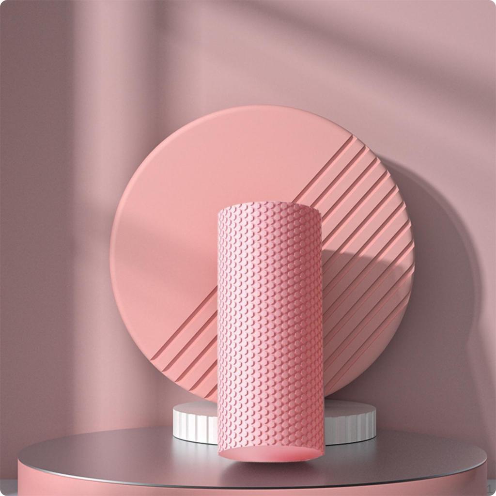 Solid Foam Roller Firm Deep Tissue Dense for Athletes, Yogis, Muscle Recovery, Home Workouts,