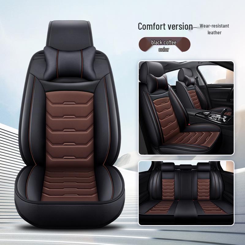 Universal Full Coverage Car Seat Cushion for Skoda Kodiaq, Octavia, Superb, Haorui - Four Seasons, Five-Seat