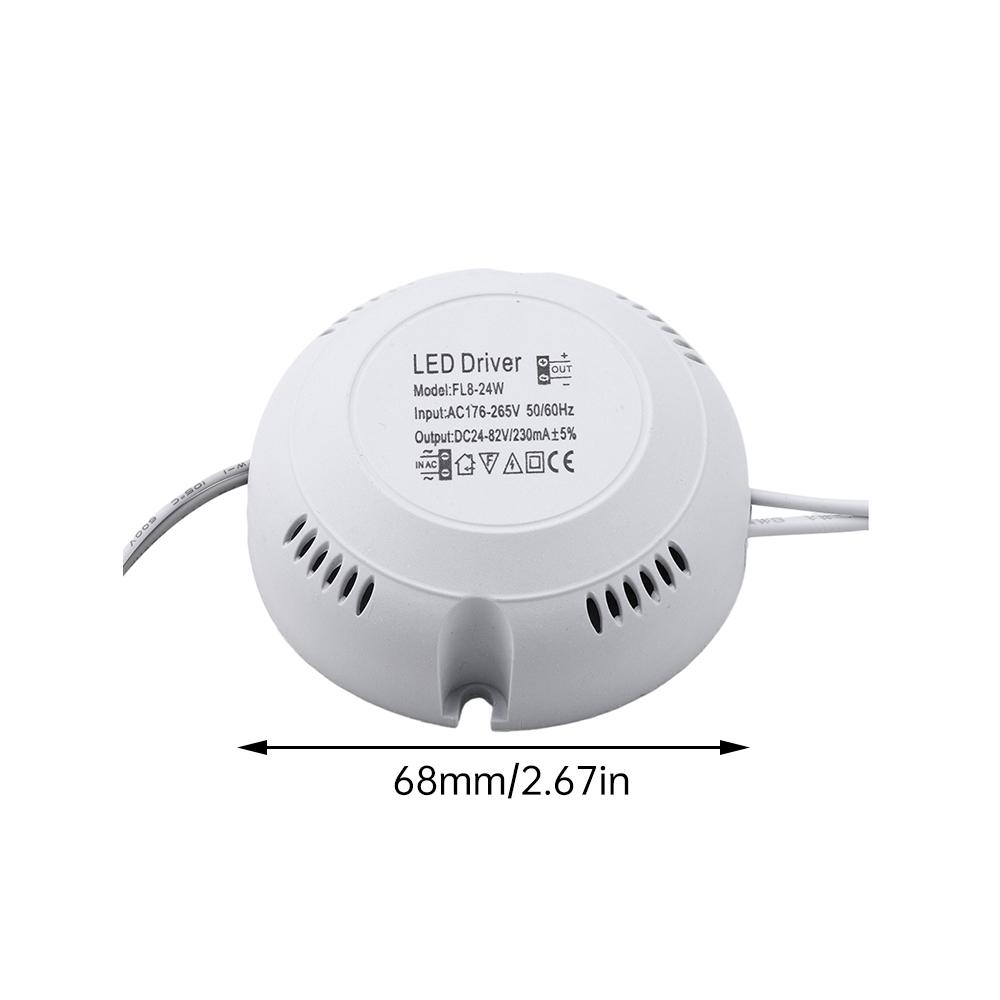 Светодиодный драйвер AC220V на DC24-82V/70V-125V Для светодиодного потолочного светильника 8W12W18W24W36W Блок питания драйвера