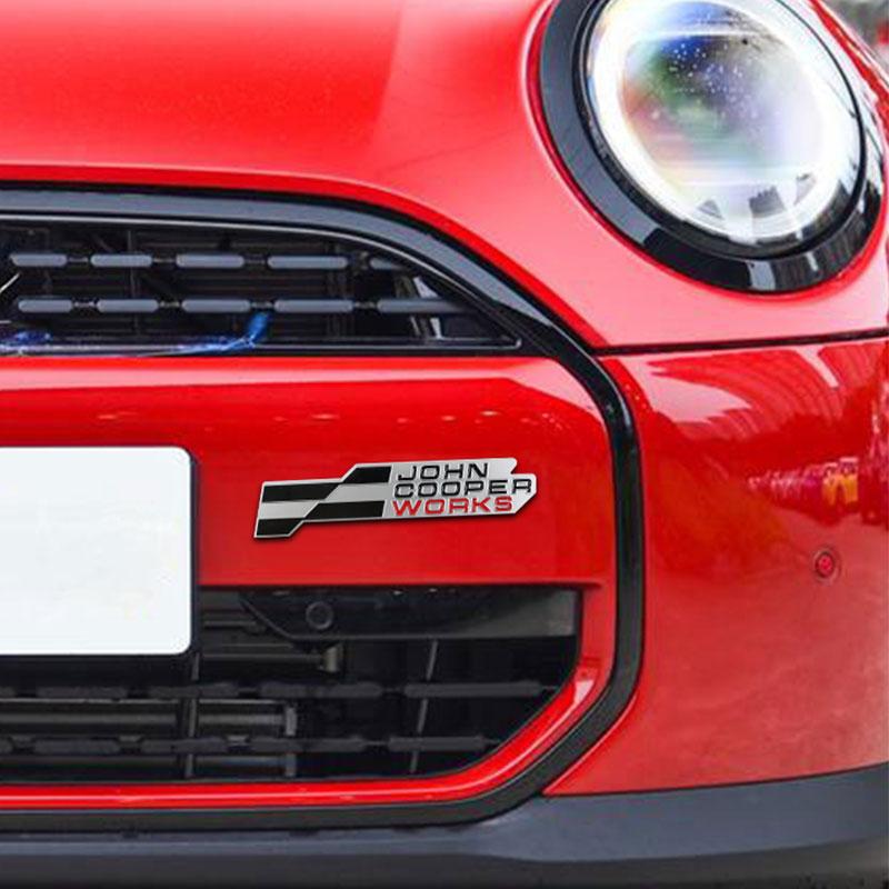 JOHN COOPER WORKS новая эмблема наклейки на автомобиль для BMW MINI JCW металлический рестайлинг логотип на задний багажник индивидуальность решетка кузова табличка с названием метка uq2
