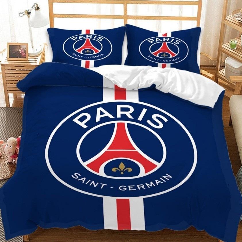 Galaxy Sport Team Bedding Set 3pcs Twin Size Comforter Cover Sheet Pillowcase Digital Printed Fan Bed Set