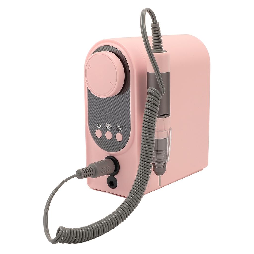 Desktop Electric Nail Drill Machine 0-35000rpm Plug In Nail Polisher Professional Nail Grinder for M