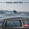 Portable Fish Finder Transducer Sonar Sensor Water Depth Finder LCD Screen Echo Sounder Fishfinder with Fish Attractive Lamp for