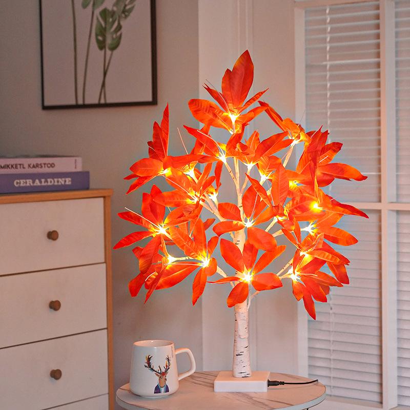 Colorful LED Butterfly Birch Tree Light - Christmas Decoration Ornament