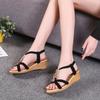 2025 Summer Women's Shoes New Womens Wedge Shoes Non Slip Slip On Beach Shoes Wear Resistant Sandals for Women Hot Sale