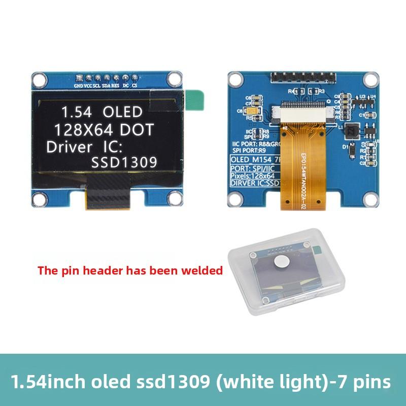 1.54InchOLEDDisplay LCD Screen Module Resolution128*64 SPI/IICInterfaceSSD1309Driver