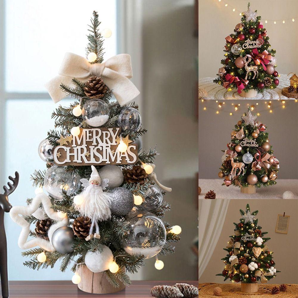 45см Набор для сборки рождественской елки своими руками Искусственная сосна Настольная рождественская елка Настольное украшение