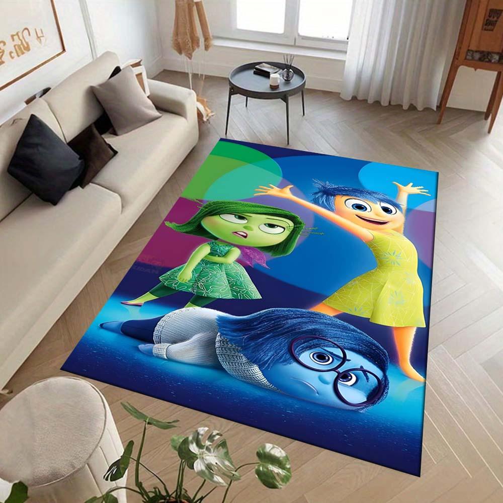 1pc Disgust Joy and Sadness Rug - Non-Slip, Machine Washable Polyester Carpet for Living Room, Bedroom, Bathroom & Laundry - Comfortable Home Decor Ch