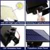 No-Wire Solar Outdoor Lights, Bright LED Motion Activated Floodlight, Easy Install Waterproof Wall Light for Patio,Garden,Garage