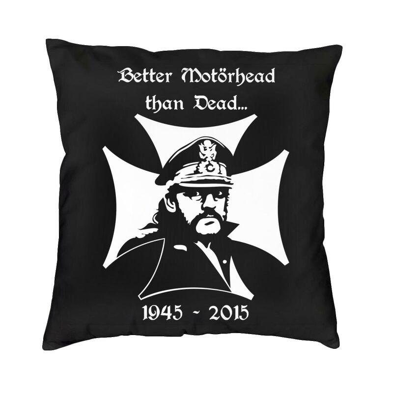 Hot Sale Retro Rock Singer Lemmy Cushion Cover cm Velvet Throw Pillow Case for Living Room Sofa Bedding Pillowcase