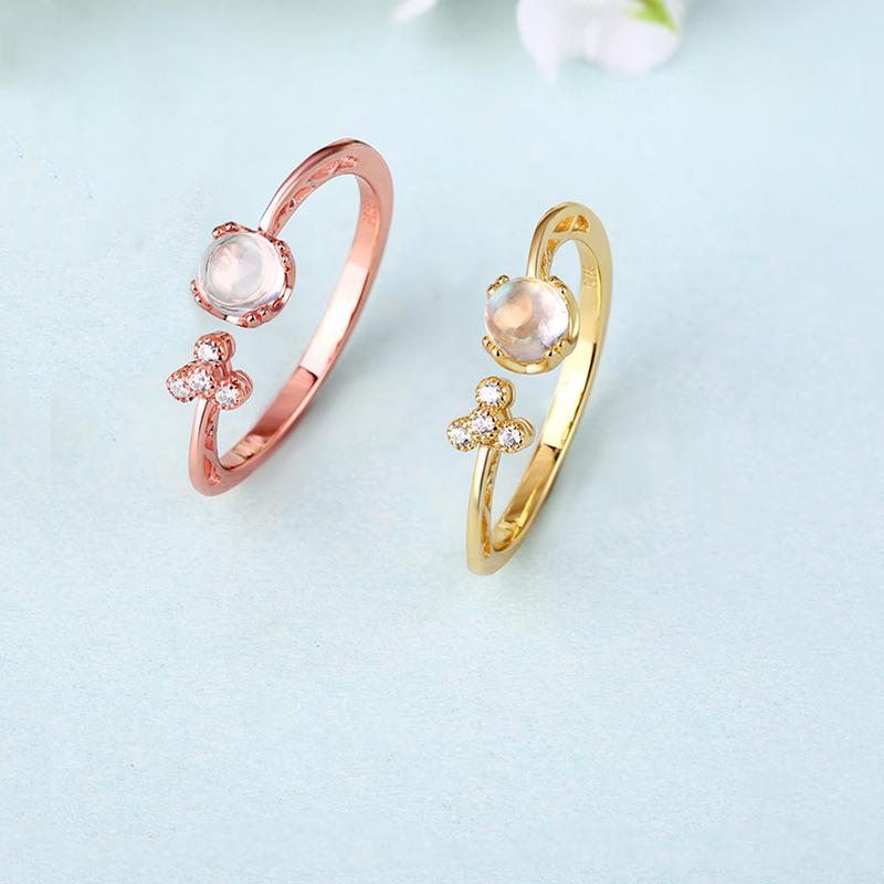 Tancise Classic 925 Sterling Silver 4*4 Pink Quartz Ring Ladies Jewelry Wedding Promise Party Gift