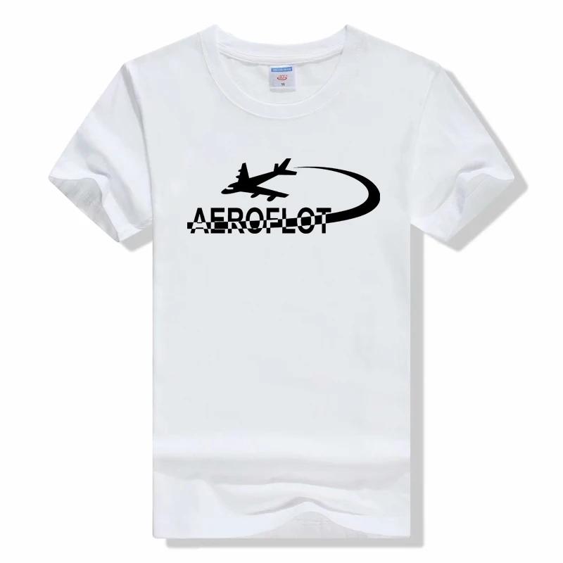Aeroflot Russian Airlines T-Shirt unisex casual cotton tshirt summer fashion t-shirt