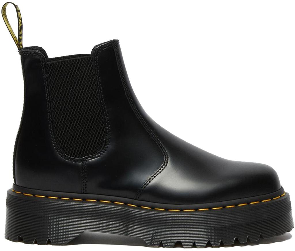 Dr. Boots. Martens 2976 Plateau Black Polished Smooth