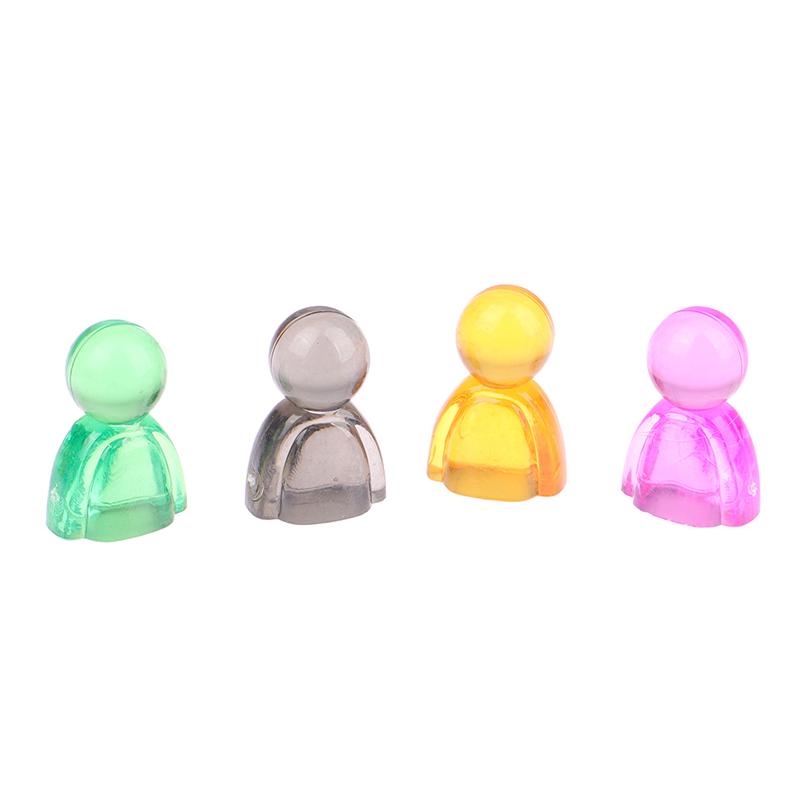 20 шт. 24*16*12 мм игровые маркеры акриловые интерактивные игры красочные гуманоидные шахматные фигуры для настольной игры карточные аксессуары