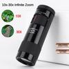 Powerful Monocular 10-30x21 Zoom Mini Telescope Portable Spotting Scope Camping Equipment Tourism Optical Sight Monocle