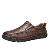 Fashion Genuine Leather Men Casual Shoes Loafers Sneakers New Fashion Comfortable Flat Handmade Retro Leisure Shoes Men Shoes Size 46