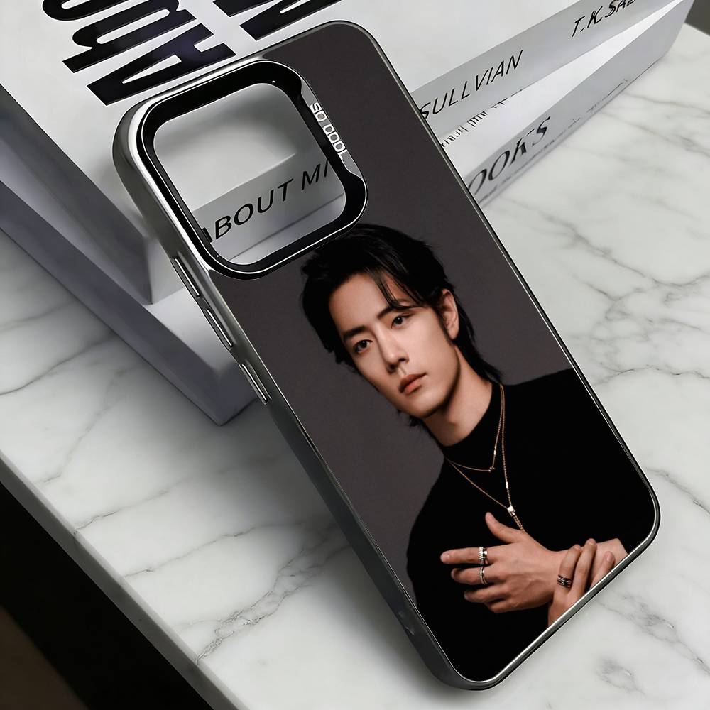 S-Sean Xiao Xiaozhan Phone Case For iPhone 17,16,15,14,13,12,11 Plus,Pro Max,XS,Colorful Silver Phone case Funda Cover