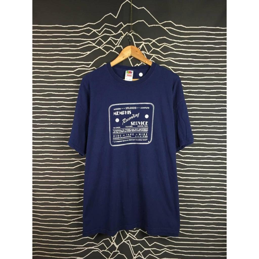 Vtg Y2K Memphis Recording Service Modern Studios Tee