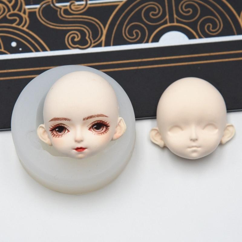 Q Version Face Mould DIY Doll Modification Accessories Clay Moulds for Ornament