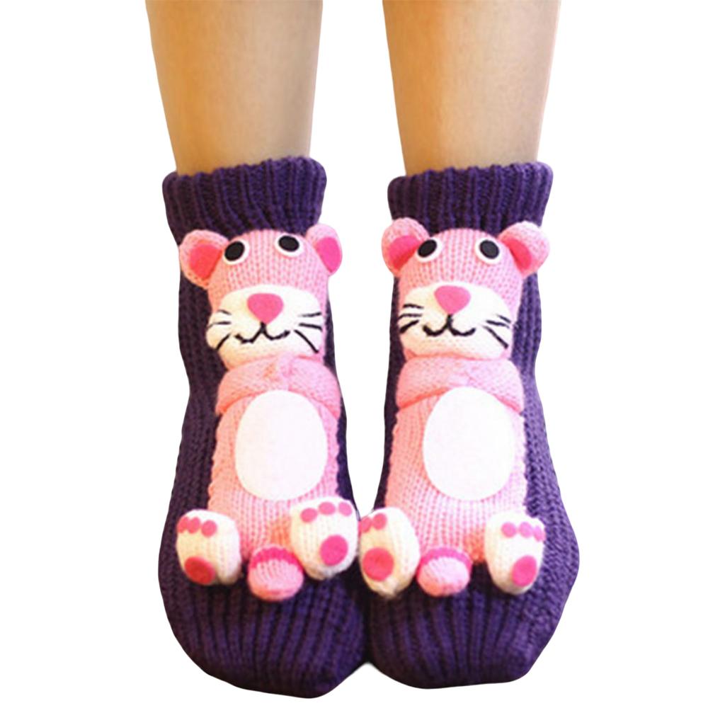 Women's Thick Knit  Proof Warm Casual Floor Carpet Socks