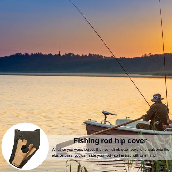 Набедренная кобура для удилища со скольжением, всепогодная, быстросъемная, универсальная, простая в установке, держатель удилища «свободные руки», рыболовные аксессуары