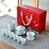 Gaiwan Ceramic Kung Fu Tea Set Household Business Gifts
