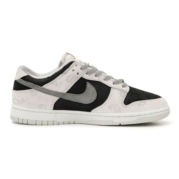 Nike Кроссовки Dunk Low Retro PRM Низкие Скейтбордические Мужские Черно-Бело-Серые DD8338-001(Команда15-)