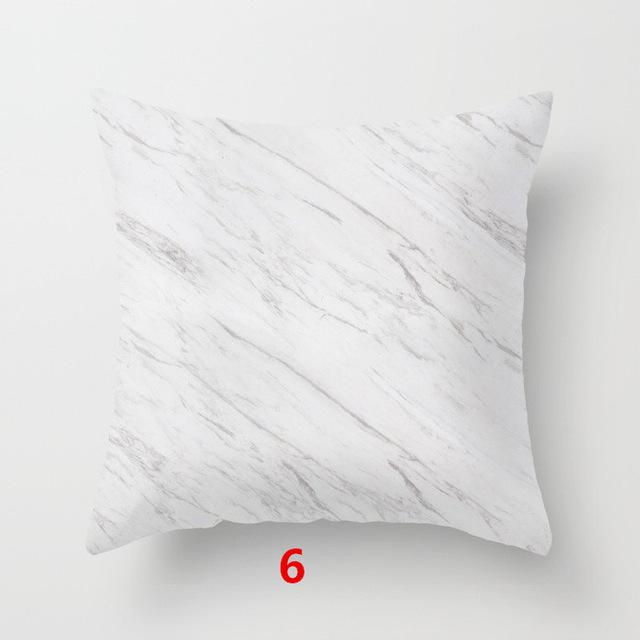 Marble Pillow Pillow Case Simple Modern Model Room Nordic Living Room Pillow Case