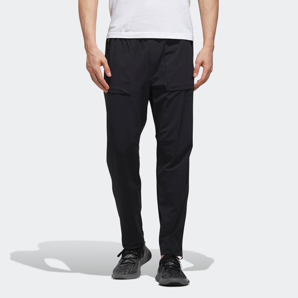 adidas Трикотажные брюки мужские черные EH3741