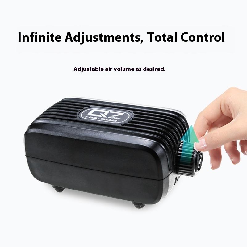 Aquarium Fish Tank Oxygen Pump Long-term Aerator Electronic Adjustment Low Power Atmospheric Volume Special Oxygen Pump for Fish Farming
