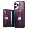 CASENEO For iPhone 16 Pro Max Detachable Magnetic Phone Case with Card Holder Kickstand TPU PU Leather PC Phone Cover Compatible with MagSafe