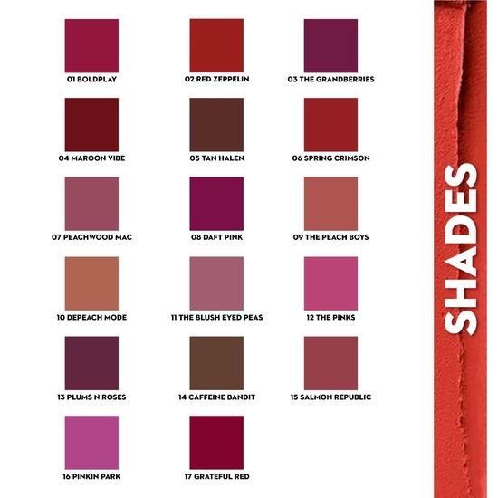 SUGAR Cosmetics Matte Attack Lipstick for Women | Transferproof & Smudgeproof | Lasts Upto 12hrs | Enriched With Jojoba Oil | 2gm - Bold Play