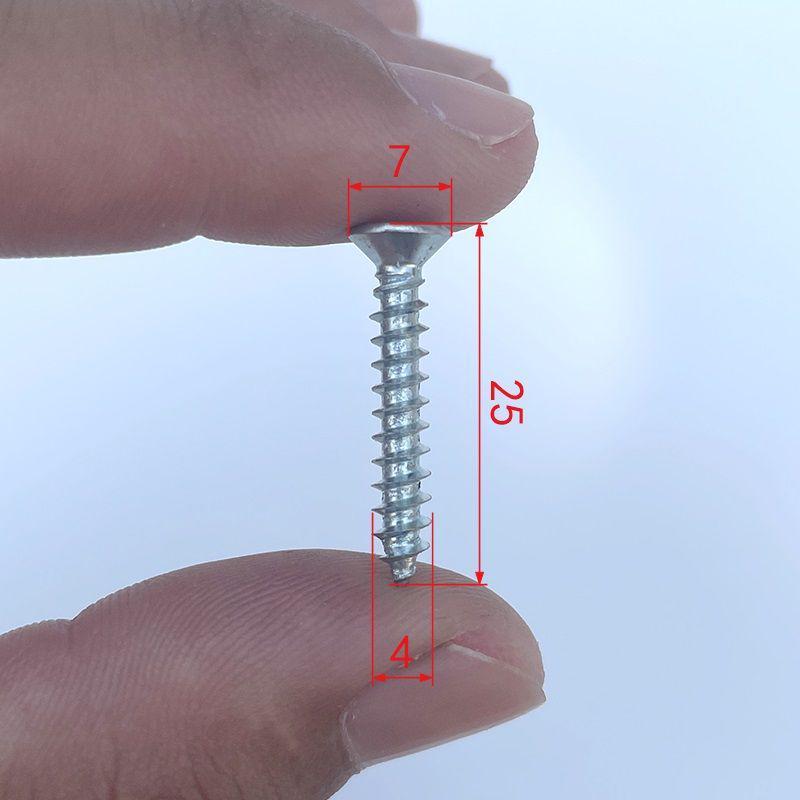 Высокопрочные самонарезающие винты Phillips 1022A по дереву, сине-белый цинк, M4/M5 для установки штор и деревообработки.