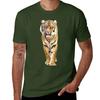 Tiger T-Shirt oversized customs animal prinfor boys mens workout shirts