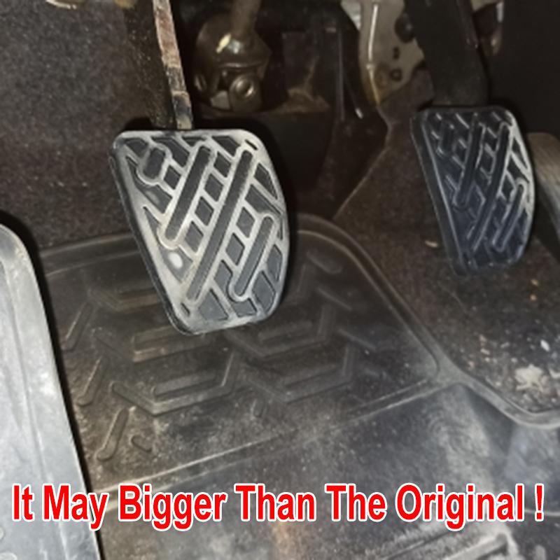 For Renault KOLEOS I HY 2008 2009 2010 2011 2012 2013 2014 2015 Car Black Rubber Brake Clutch Foot Pedal Pad Covers 46531JD00A