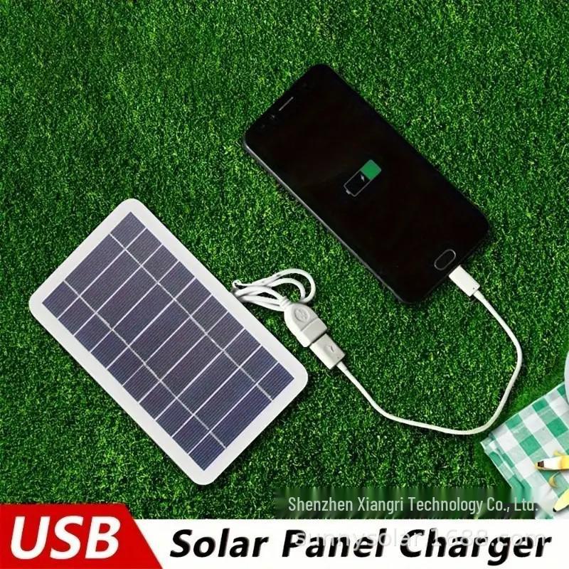 Xiangri Уличная водонепроницаемая солнечная USB-зарядка - 5В/2Вт/6В