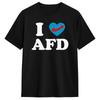 Vintage T Shirt Alternative Afd GerUnisexy Pure Cotton T Shirts Blue Tshirt for Unisexs Summer Aesthetic Casual Short Sleeve Top Tees