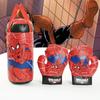 Boxing Toy Set Spiderman Printing Stress Relief PVC Decompression Punching Bag Gloves for Children