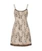 Lulu Seoul Leopard Lace Mini Dress (Brown)