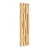 Portemanteau 5 crochets amovibles 14x60 cm en bambou naturel - DJEGA