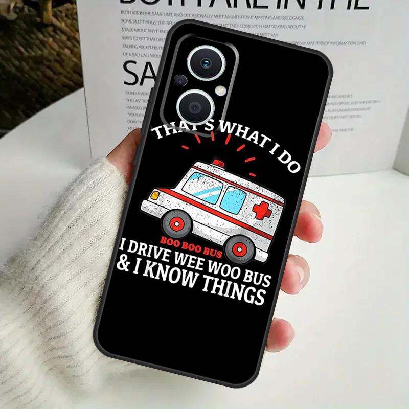 Чехол для скорой помощи EMS EMT парамедика для OPPO Reno 10 Pro 11F 4 5 6 7 8 Lite 4Z 5Z 8T OPPO Find X2 X3 X5 Lite X6 Pro