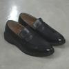 Pascologen MS2435-BK Penny Loafer Slit Black-MS2435-BK