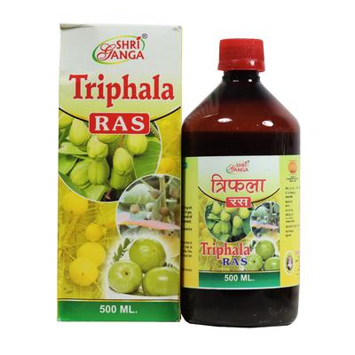 Трифала Сок (500 мл), Triphala Ras,  Shri Ganga Pharmacy