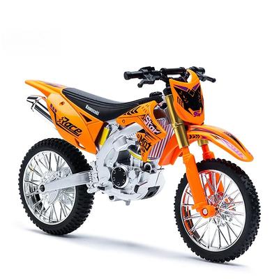 1/10 Kawasaki KX450F Литой из сплава Модель мотоцикла Коллекция транспортных средств со звуком Внедорожный Автоцикл Игрушки Машина